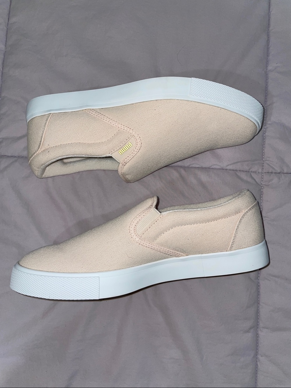 Slip-On Canvas Sneakers in Light Pink - Picture 5 of 8